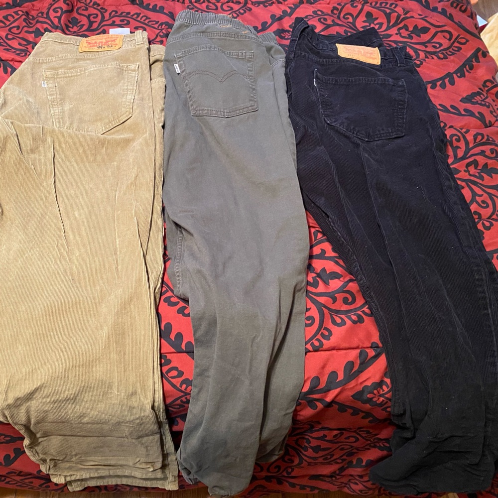 Three Levi pants bundle men